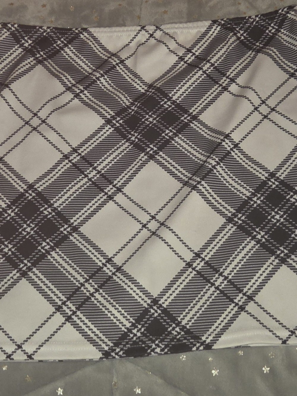 Classic Black Plaid Women’s Skirt